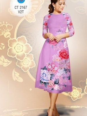 Vải áo dài Cách tân hoa Xuân rực rỡ kiểu mới AD 2167 35 1574475653 308 Vai ao dai Cach tan hoa Xuan ruc ro kieu