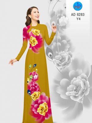 Vải áo dài hoa Mẫu Đơn kiểu mới AD 6283 37 1574655895 1 Vai ao dai hoa Mau Don kieu moi AD 6283
