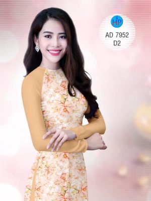 Vải áo dài Hoa đều nhẹ nhàng kiểu mới AD 7952 24 1574656013 285 Vai ao dai Hoa deu nhe nhang kieu moi AD
