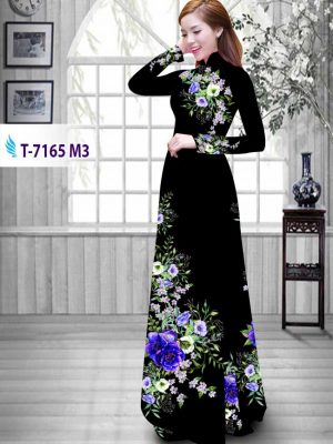 Vải áo dài hoa in 3D mới ra AD T-7165 32 1574656986 721 Vai ao dai hoa in 3D moi ra AD T 7165