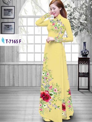 Vải áo dài hoa in 3D mới ra AD T-7165 35 1574656986 748 Vai ao dai hoa in 3D moi ra AD T 7165