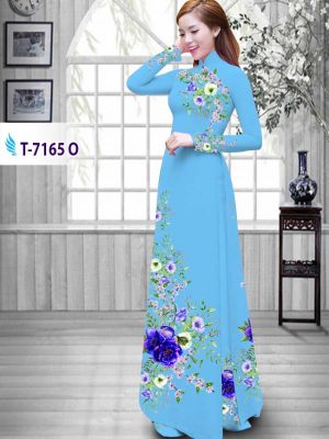Vải áo dài hoa in 3D mới ra AD T-7165 26 1574656986 899 Vai ao dai hoa in 3D moi ra AD T 7165
