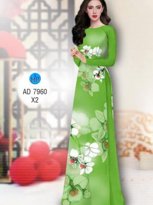 Vải áo dài hoa Lan mới ra AD 7960 29 1574657233 10 Vai ao dai hoa Lan moi ra AD 7960