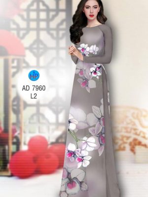 Vải áo dài hoa Lan mới ra AD 7960 21 1574657233 184 Vai ao dai hoa Lan moi ra AD 7960