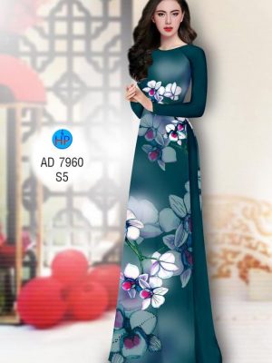 Vải áo dài hoa Lan mới ra AD 7960 30 1574657233 410 Vai ao dai hoa Lan moi ra AD 7960