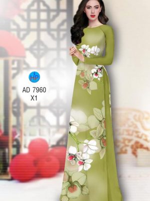Vải áo dài hoa Lan mới ra AD 7960 26 1574657233 510 Vai ao dai hoa Lan moi ra AD 7960