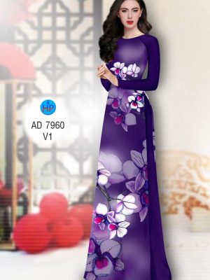 Vải áo dài hoa Lan mới ra AD 7960 31 1574657233 947 Vai ao dai hoa Lan moi ra AD 7960