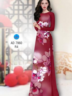 Vải áo dài hoa Lan mới ra AD 7960 36 1574657234 192 Vai ao dai hoa Lan moi ra AD 7960