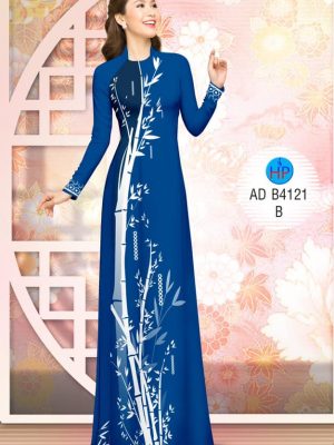 Vải áo dài Trúc xanh mới ra AD B4121 25 1574765250 222 Vai ao dai Truc xanh AD
