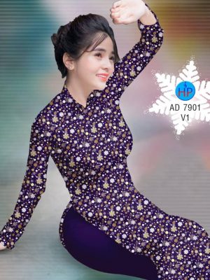 Vải áo dài Hoa tuyết nhí kiểu mới AD 7901 25 1574822318 174 Vai ao dai Hoa tuyet nhi kieu moi AD 7901