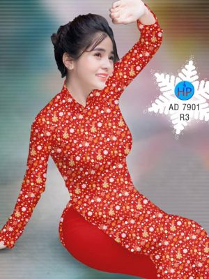 Vải áo dài Hoa tuyết nhí kiểu mới AD 7901 28 1574822318 505 Vai ao dai Hoa tuyet nhi kieu moi AD 7901