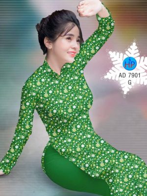 Vải áo dài Hoa tuyết nhí kiểu mới AD 7901 22 1574822318 517 Vai ao dai Hoa tuyet nhi kieu moi AD 7901
