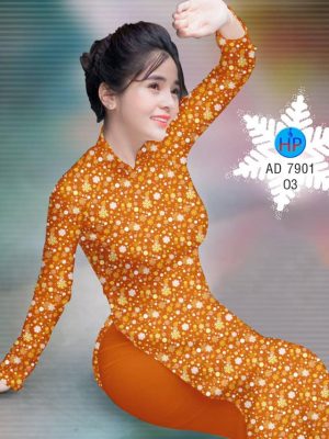 Vải áo dài Hoa tuyết nhí kiểu mới AD 7901 30 1574822318 716 Vai ao dai Hoa tuyet nhi kieu moi AD 7901