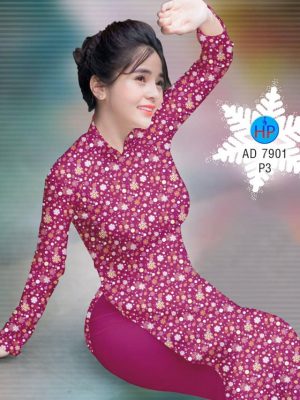 Vải áo dài Hoa tuyết nhí kiểu mới AD 7901 34 1574822319 425 Vai ao dai Hoa tuyet nhi kieu moi AD 7901