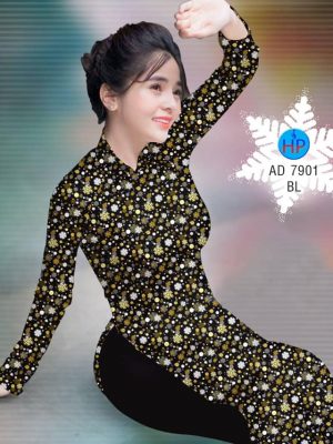 Vải áo dài Hoa tuyết nhí kiểu mới AD 7901 37 1574822319 877 Vai ao dai Hoa tuyet nhi kieu moi AD 7901