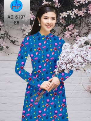 Vải áo dài Noel mới ra AD 6197 21 1574822479 121 Vai ao dai Noel moi ra AD 6197