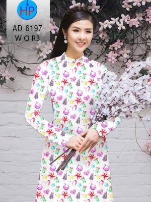 Vải áo dài Noel mới ra AD 6197 26 1574822480 176 Vai ao dai Noel moi ra AD 6197