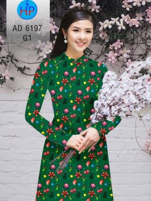 Vải áo dài Noel mới ra AD 6197 33 1574822480 270 Vai ao dai Noel moi ra AD 6197