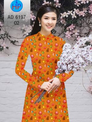Vải áo dài Noel mới ra AD 6197 32 1574822480 314 Vai ao dai Noel moi ra AD 6197