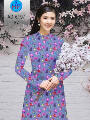 Vải áo dài Noel mới ra AD 6197 30 1574822480 903 Vai ao dai Noel moi ra AD 6197