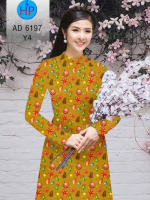 Vải áo dài Noel mới ra AD 6197 36 1574822481 816 Vai ao dai Noel moi ra AD 6197