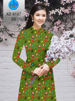Vải áo dài Noel mới ra AD 6197 37 1574822481 865 Vai ao dai Noel moi ra AD 6197