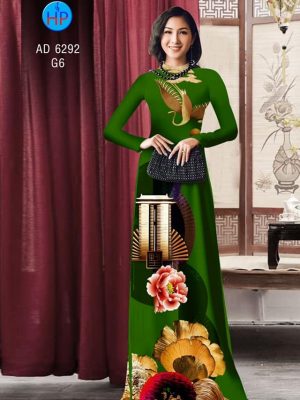 Vải áo dài hoa đẹp kiểu mới AD 6292 21 1574822805 107 Vai ao dai hoa dep kieu moi AD 6292