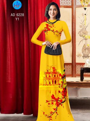 Vải áo dài Hồ Gươm vào Xuân kiểu mới AD 6228 22 1574823206 825 Vai ao dai Ho Guom vao Xuan kieu moi AD
