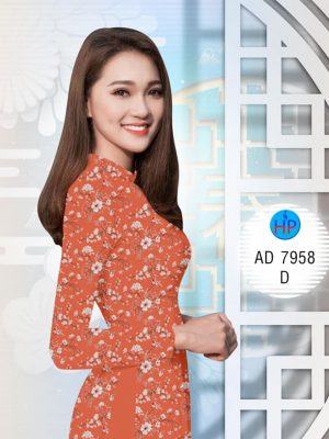Vải áo dài Hoa đều xinh xinh kiểu mới AD 7958 33 1574823543 195 Vai ao dai Hoa deu xinh xinh kieu moi AD