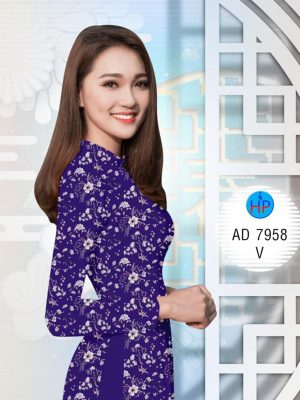 Vải áo dài Hoa đều xinh xinh kiểu mới AD 7958 21 1574823543 362 Vai ao dai Hoa deu xinh xinh kieu moi AD
