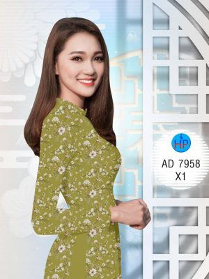 Vải áo dài Hoa đều xinh xinh kiểu mới AD 7958 24 1574823543 574 Vai ao dai Hoa deu xinh xinh kieu moi AD