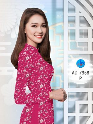 Vải áo dài Hoa đều xinh xinh kiểu mới AD 7958 26 1574823543 5 Vai ao dai Hoa deu xinh xinh kieu moi AD