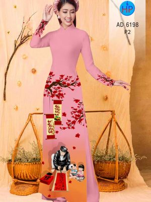 Vải áo dài năm mới đón tết mới ra AD 6198 23 1574823679 136 Vai ao dai nam moi don tet moi ra AD