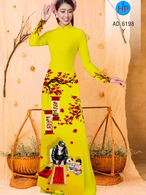 Vải áo dài năm mới đón tết mới ra AD 6198 26 1574823680 420 Vai ao dai nam moi don tet moi ra AD