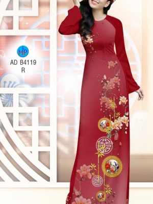 Vải áo dài Hoa Đào đón Xuân kiểu mới AD B4119 23 1574824481 962 Vai ao dai Hoa Dao don Xuan kieu moi AD