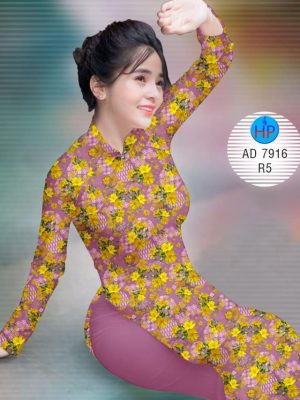 Vải áo dài Hoa Mai kiểu mới AD 7916 23 1574825704 488 Vai ao dai Hoa Mai kieu moi AD 7916