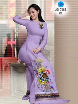 Vải áo dài Hoa hồng và thổ cẩm mới ra AD 7963 34 1574825825 113 Vai ao dai Hoa hong va tho cam moi ra