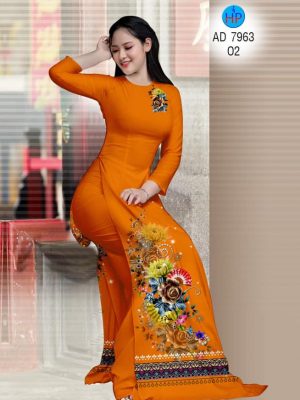 Vải áo dài Hoa hồng và thổ cẩm mới ra AD 7963 27 1574825825 500 Vai ao dai Hoa hong va tho cam moi ra
