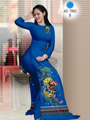 Vải áo dài Hoa hồng và thổ cẩm mới ra AD 7963 35 1574825825 691 Vai ao dai Hoa hong va tho cam moi ra