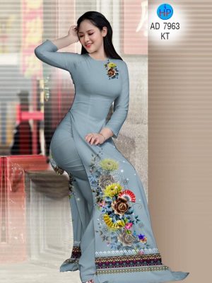 Vải áo dài Hoa hồng và thổ cẩm mới ra AD 7963 28 1574825825 751 Vai ao dai Hoa hong va tho cam moi ra