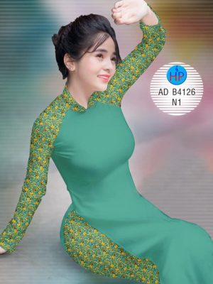 Vải áo dài hoa nhí thiết kế 2019 AD B4126 29 1575079336 6 Vai ao dai hoa nhi thiet ke 2019 AD B4126
