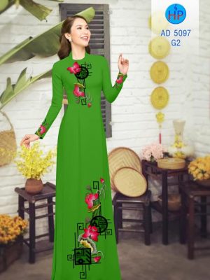 1575079563 800 Vai ao dai hoa Sen thiet ke 2019 AD 5097