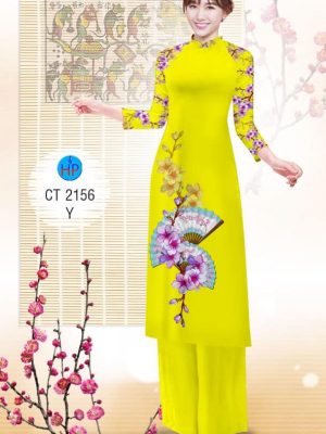 1575080508 346 Vai ao dai Hoa Dao va Quat thiet ke 2019