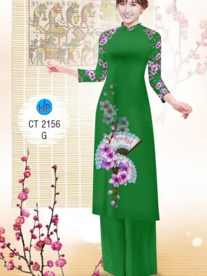 1575080508 421 Vai ao dai Hoa Dao va Quat thiet ke 2019