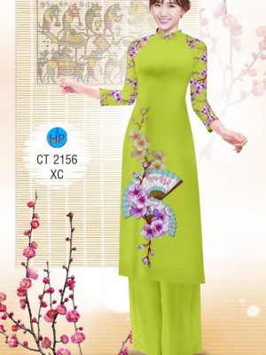 1575080508 625 Vai ao dai Hoa Dao va Quat thiet ke 2019