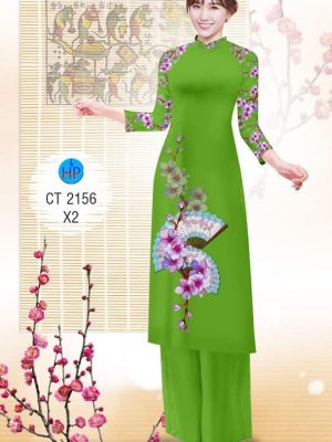 1575080508 717 Vai ao dai Hoa Dao va Quat thiet ke 2019