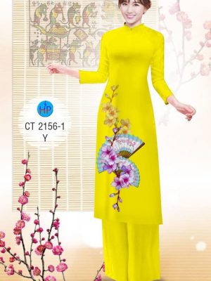 1575080509 718 Vai ao dai Hoa Dao va Quat thiet ke 2019