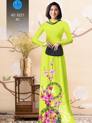 1575080912 279 Vai ao dai Hoa Dao thiet ke 2019 AD 6221