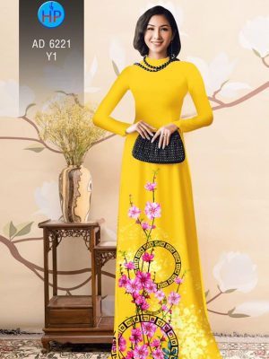 1575080912 536 Vai ao dai Hoa Dao thiet ke 2019 AD 6221