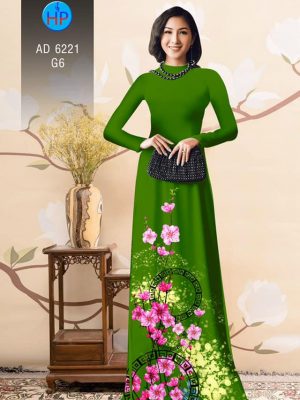 1575080913 932 Vai ao dai Hoa Dao thiet ke 2019 AD 6221